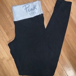 Pink Cropped Leggings